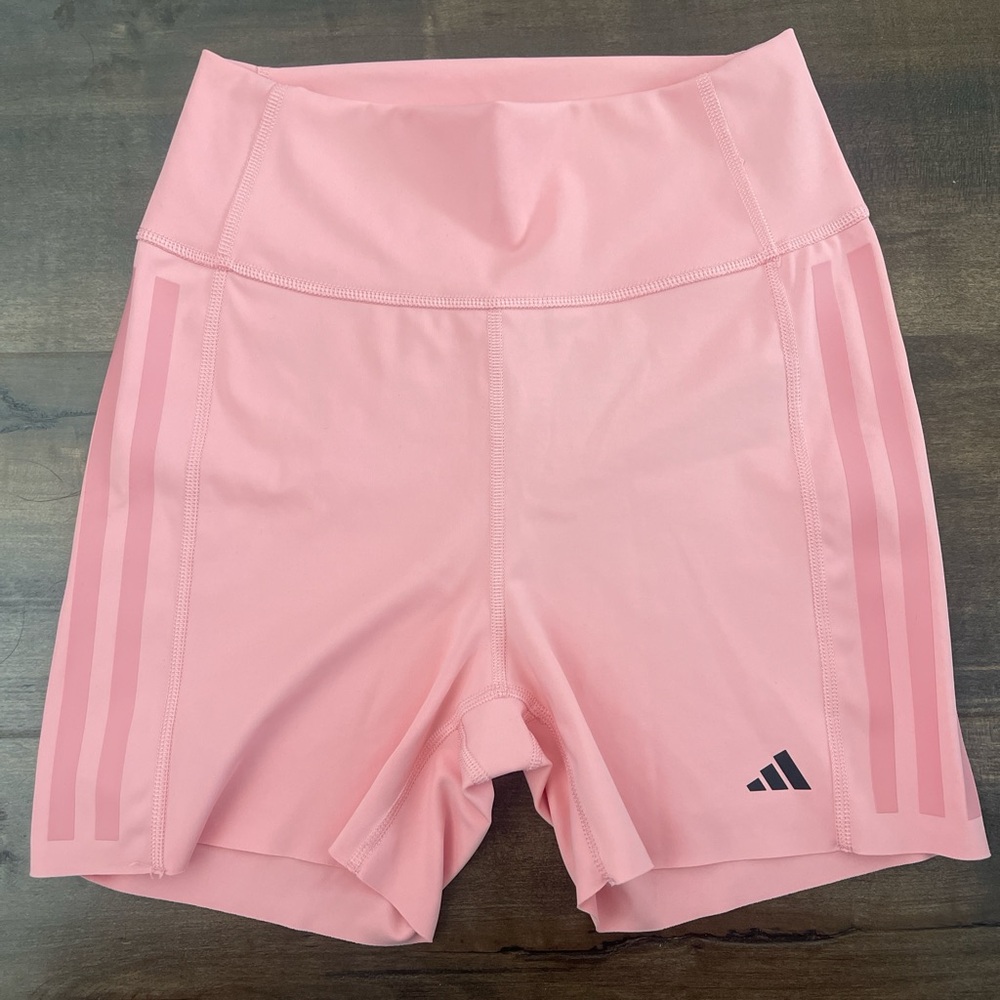 Adidas Women's Light Pink Athletic Shorts